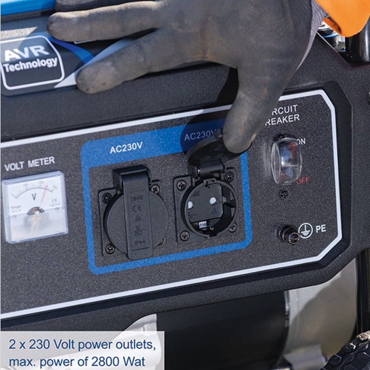 Scheppach SG3200X  Benzinli Jeneratör 3.5 kVa 2800 W - 5906226903