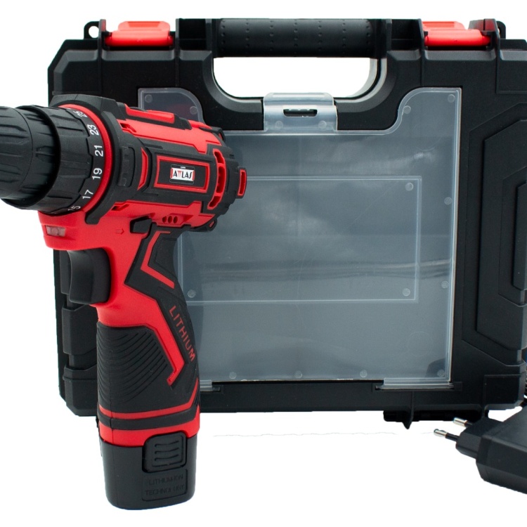 Attlas Eco V12-201C 12V 2.0AH Tek Akülü Matkap Çantalı - A0104102