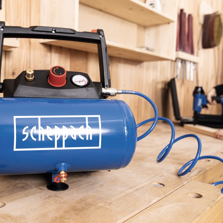 Scheppach HC06 Yağsız Hava Kompresörü 1200 W 8 Bar 6Lt- 5906153901