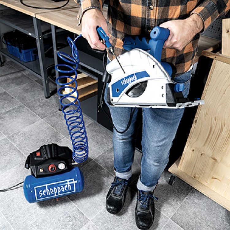 Scheppach HC06 Yağsız Hava Kompresörü 1200 W 8 Bar 6Lt- 5906153901