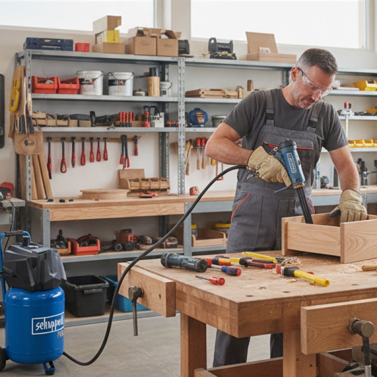 Scheppach HC35V 1500 W Kompresör 1500 W 10 Bar 30 Lt - 5906169901