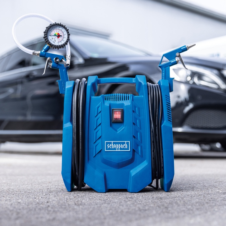 Scheppach Airforce 7 Taşınabilir Lastik Hava Kompresörü 8 Bar - 5906168901