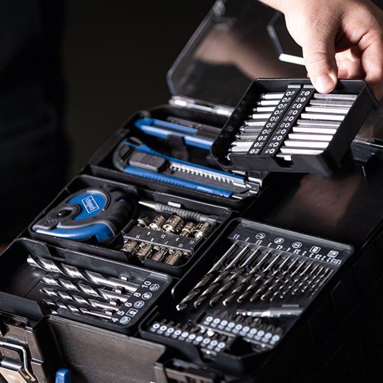 Scheppach C-DTB74/2X 74  Parça Çift Akülü Vidalama Seti - 5910904400