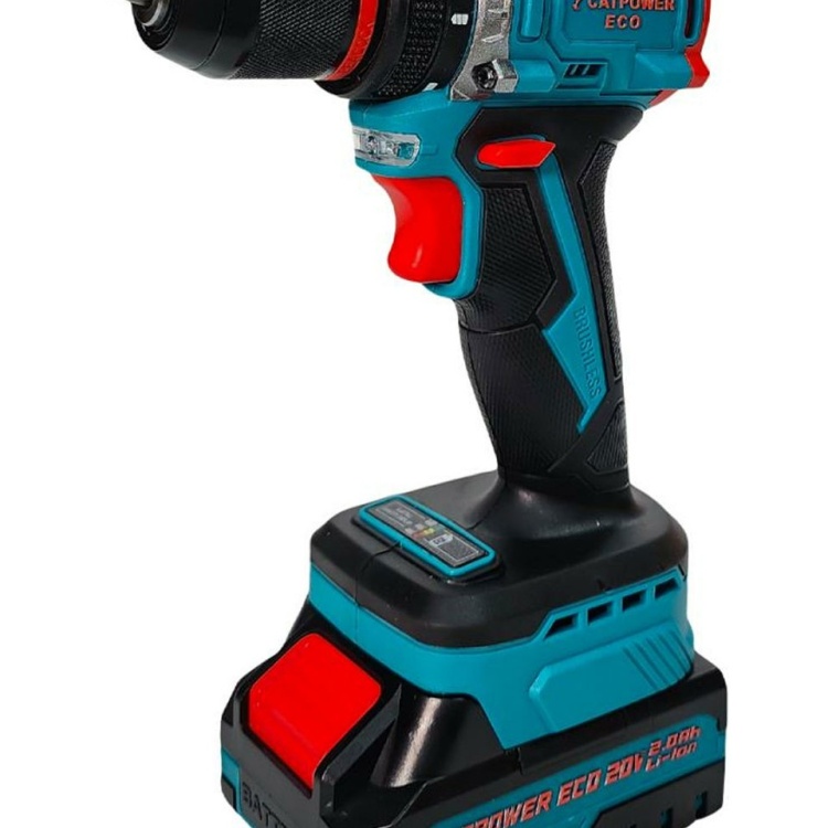 Catpower E1010 20V 2x2.0 Ah Çift Akülü Vidalama Kömürsüz Çift Vitesli 10 mm