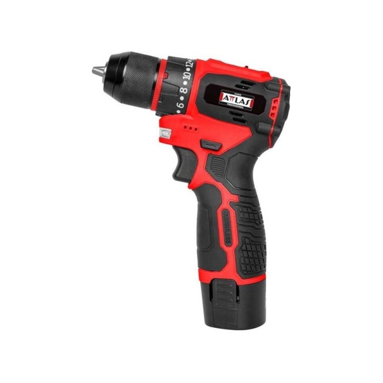 Attlas ATBL 12 CDD-202C 12V 2x2.0Ah Çift Akülü Matkap - A0104085