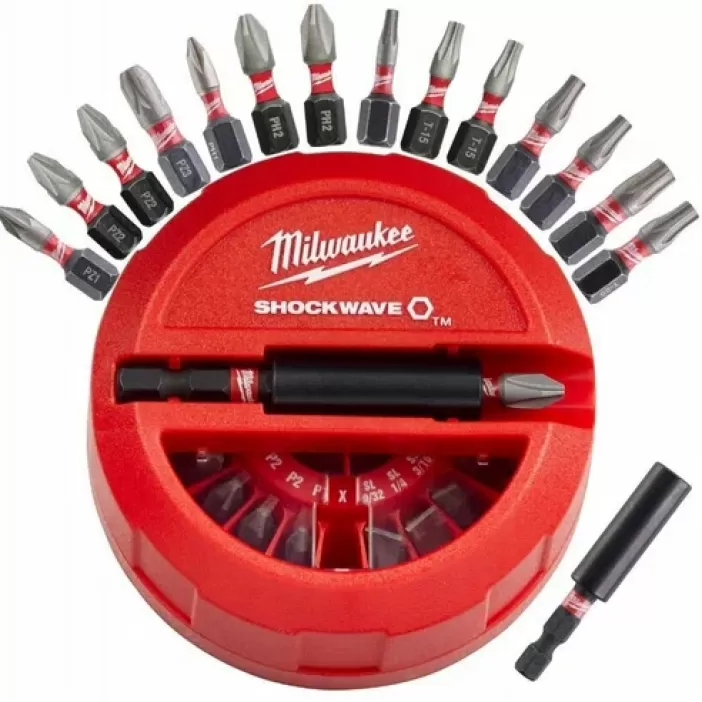 Milwaukee Bits Uç Seti 15 Parç Shockwave Impact Duty - 4932430904