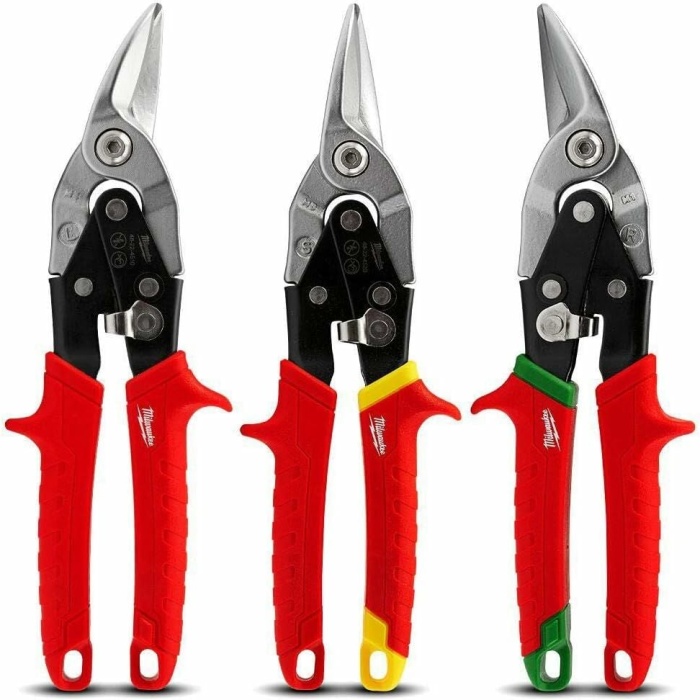 Milwaukee Kaportacı Makası Seti 3 Parça Sağ-Sol-Düz 260 Mm - T48224533