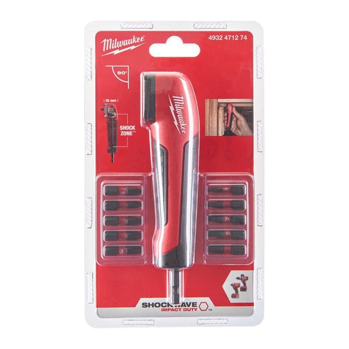 Milwaukee Vidalama Köşe Adaptörü Shockwave - 4932471274