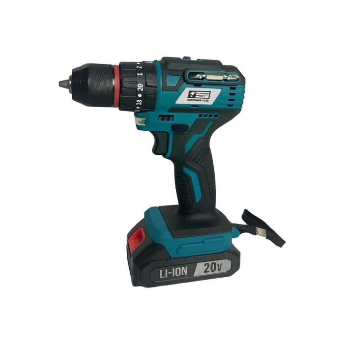 Catpower 1320 20 V 2.0 AH Kömürsüz Li-ion Çift Akülü Darbeli Vidalama