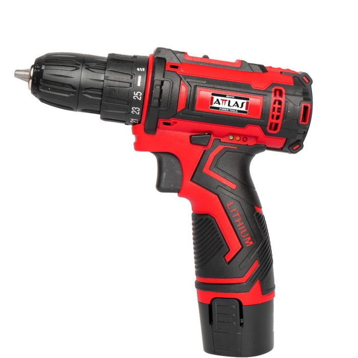 Attlas Eco 12V CDD-202C Çift Akülü Matkap - A0104086
