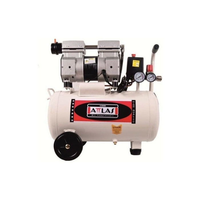 Attlas SC1009 0.75 Hp 7 Bar 9LT Monofaze Sessiz Hava Kompresörü - A0301010