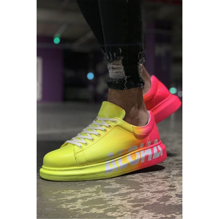 CH254 CBT Pittura Erkek Ayakkabı 401 ALH SARI / PEMBE