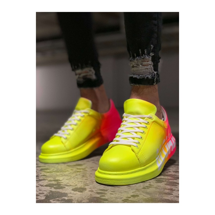 CH254 CBT Pittura Erkek Ayakkabı 401 ALH SARI / PEMBE