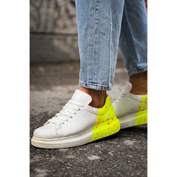 CH254 CBT Pittura Erkek Ayakkabı 502 NEON SARI TOPUK SPLUSH