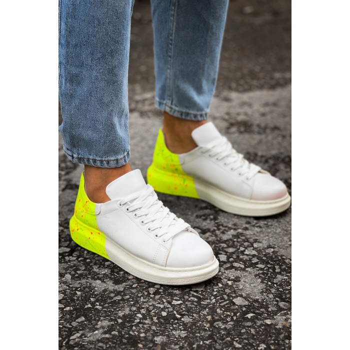 CH254 CBT Pittura Erkek Ayakkabı 502 NEON SARI TOPUK SPLUSH