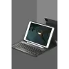  Samsung Galaxy T737 Tab S7 FE 12.4 Kılıf KC01 Smart Klavyeli Tablet Kılıfı - Siyah
