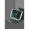  iPad Air 11 (2024) Kılıf KC01 Smart Klavyeli Tablet Kılıfı - Siyah