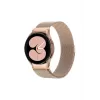  Samsung Galaxy Watch 4 Metal Mıknatıslı Kordon - Gold