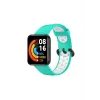  Xiaomi Redmi Watch 2 Spor Delikli Kordon - Turkuaz-Beyaz