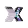  Samsung Galaxy Z Flip 4 Kılıf Magneticsafe Şeffaf Silikon - Şeffaf