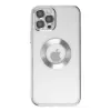  iPhone 12 Pro Max Kılıf Slot Silikon - Gümüş