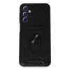 Samsung Galaxy M34 5G Kılıf Pars Lens Yüzüklü Silikon - Siyah