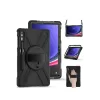 Newface Samsung Galaxy X610 Tab S9 FE Plus 12.4 Kılıf Amazing Tablet Kapak - Siyah