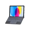 Newface T5508D iPad 2022 10.9 (10.Nesil) Kılıf Palermo Ledli Klavyeli Standlı Tablet Kılıfı - Siyah