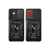 Newface Samsung Galaxy S24 FE Pars Lens Yüzüklü Silikon - Kırmızı