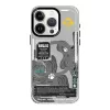 Keep Off iPhone 15 Pro Map Magsafe Kapak - Snowfield