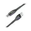 Konfulon S91 Ledli Micro USB Kablo 1M 2.4A - Siyah