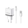 Konfulon C19Q 18W USB Çıkışlı Ekstra USB to Lightning Kablolu PD Hızlı Şarj Cihazı - Beyaz