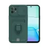 Newface Xiaomi Mİ 11 Lite Kılıf Zuma Kartvizitli Yüzüklü Silikon - Yeşil