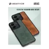 Newface Samsung Galaxy A06 Kılıf Aras Deri Kapak - Siyah