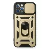  iPhone 12 Pro Kılıf Pars Lens Yüzüklü Silikon - Gold