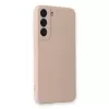  Samsung Galaxy S23 Kılıf Nano içi Kadife Silikon - Pudra