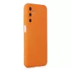  Samsung Galaxy M14 5G Kılıf Nano içi Kadife Silikon - Turuncu