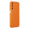  Samsung Galaxy M14 5G Kılıf Nano içi Kadife Silikon - Turuncu