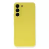  Samsung Galaxy S23 Plus Kılıf Nano içi Kadife Silikon - Sarı