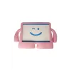   Samsung Galaxy T220 Tab A7 Lite 8.7 Kılıf Karakter Tablet Silikon - Açık Pembe