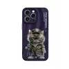    iPhone 14 Pro Max Kılıf Crew Desenli Kapak - Kedi - 2