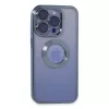    iPhone 15 Pro Max Kılıf Slot Silikon - Sierra Blue