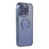    iPhone 15 Pro Max Kılıf Slot Silikon - Sierra Blue
