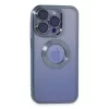    iPhone 15 Pro Max Kılıf Slot Silikon - Sierra Blue