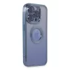    iPhone 15 Pro Max Kılıf Slot Silikon - Sierra Blue