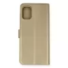 Newface Samsung Galaxy M51 Trend S Plus Kapaklı Kılıf - Gold