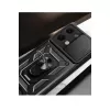 Newface Xiaomi Poco X6 Kılıf Pars Lens Yüzüklü Silikon - Lacivert