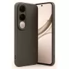 Newface Vivo V50 Lite 4G Auto Focus Karbon Kapak - Kahverengi