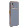 Newface Xiaomi Poco X4 Pro 5G Kılıf Volet Silikon - Mavi