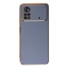 Newface Xiaomi Poco X4 Pro 5G Kılıf Volet Silikon - Mavi